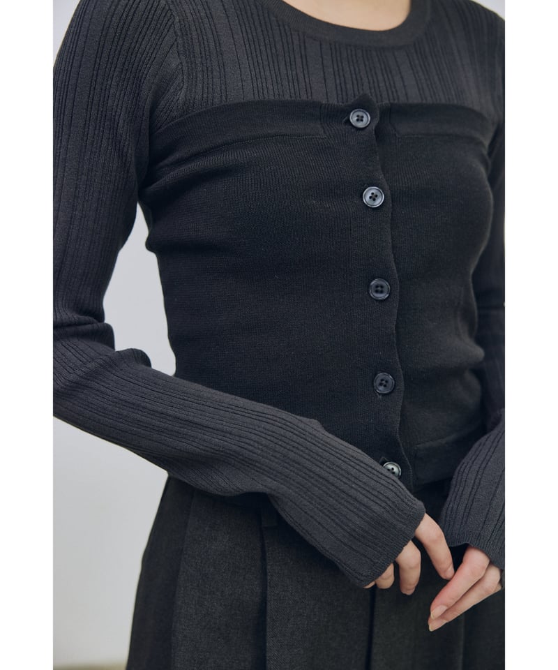 Bustier Set Random Rib Knit | lit