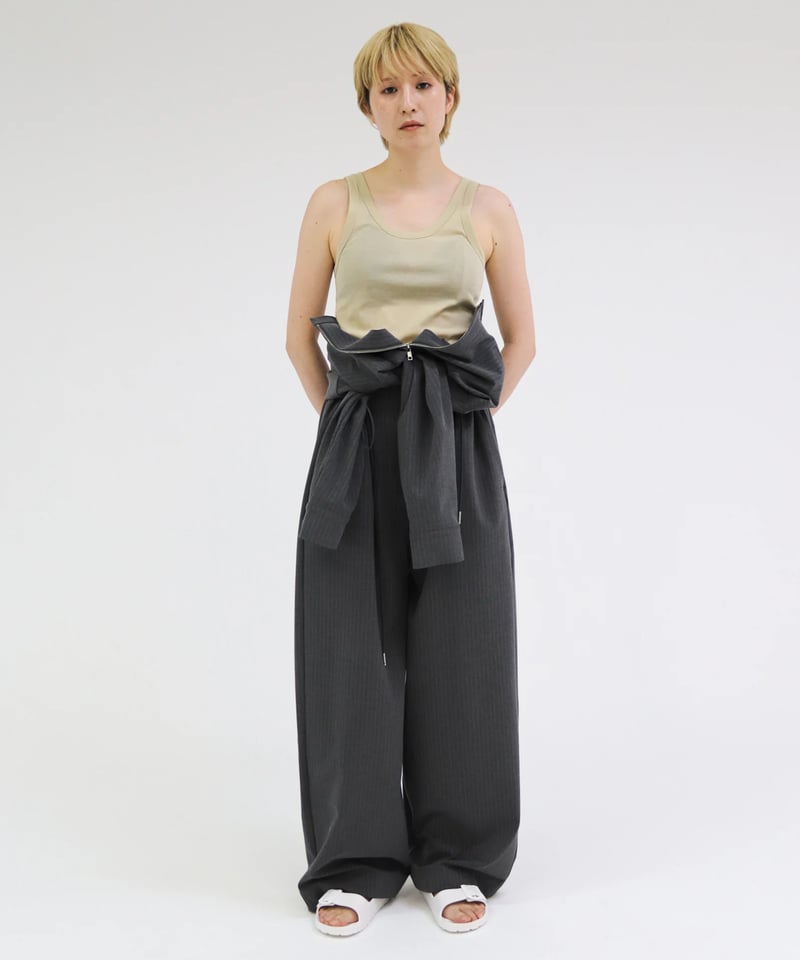 Stripe Zip Jump Suit | lit