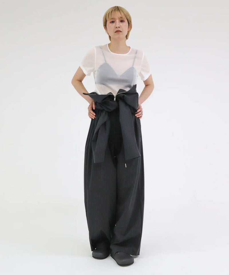 LIMI Feu ストライプ ノースリーブジャンプスーツ Sサイズ LIMI Feu ストライプ ノースリーブジャンプスーツ Sサイズ STAFF