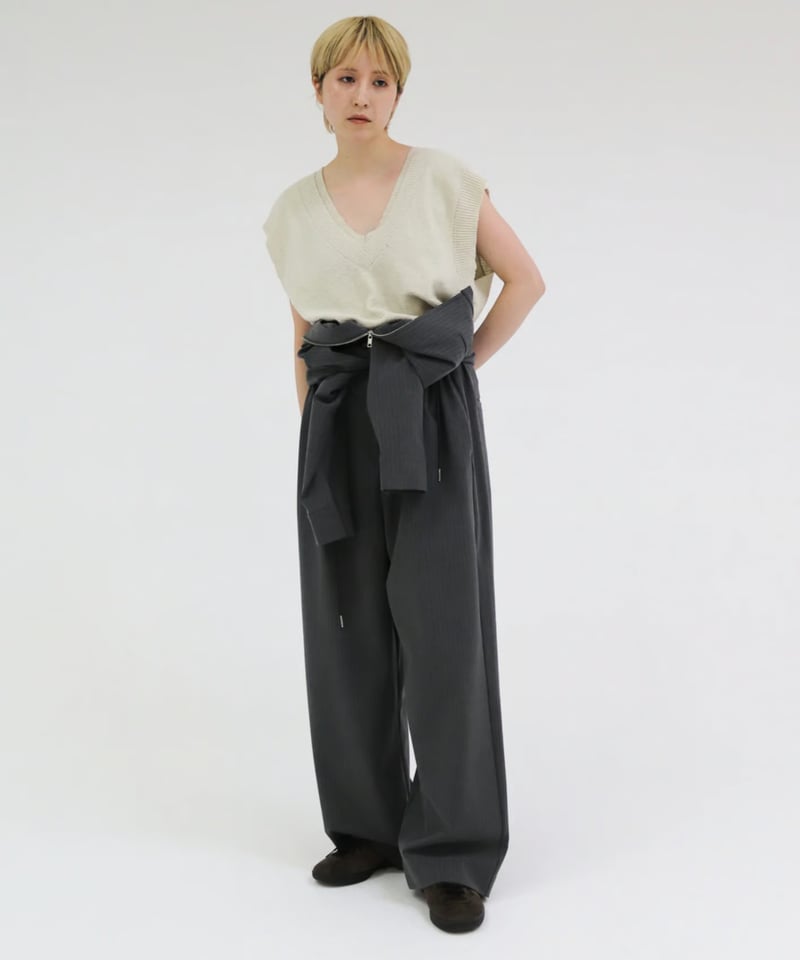 Stripe Zip Jump Suit | lit