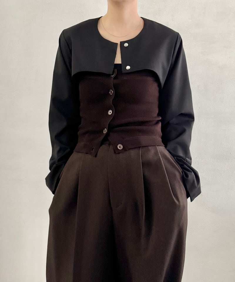 Bustier Set Random Rib Knit | lit