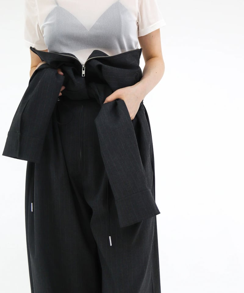 Stripe Zip Jump Suit | lit