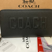 【未使用/処分！】COACH 長財布★ラウンドファスナー★CW715 黒　ブラック