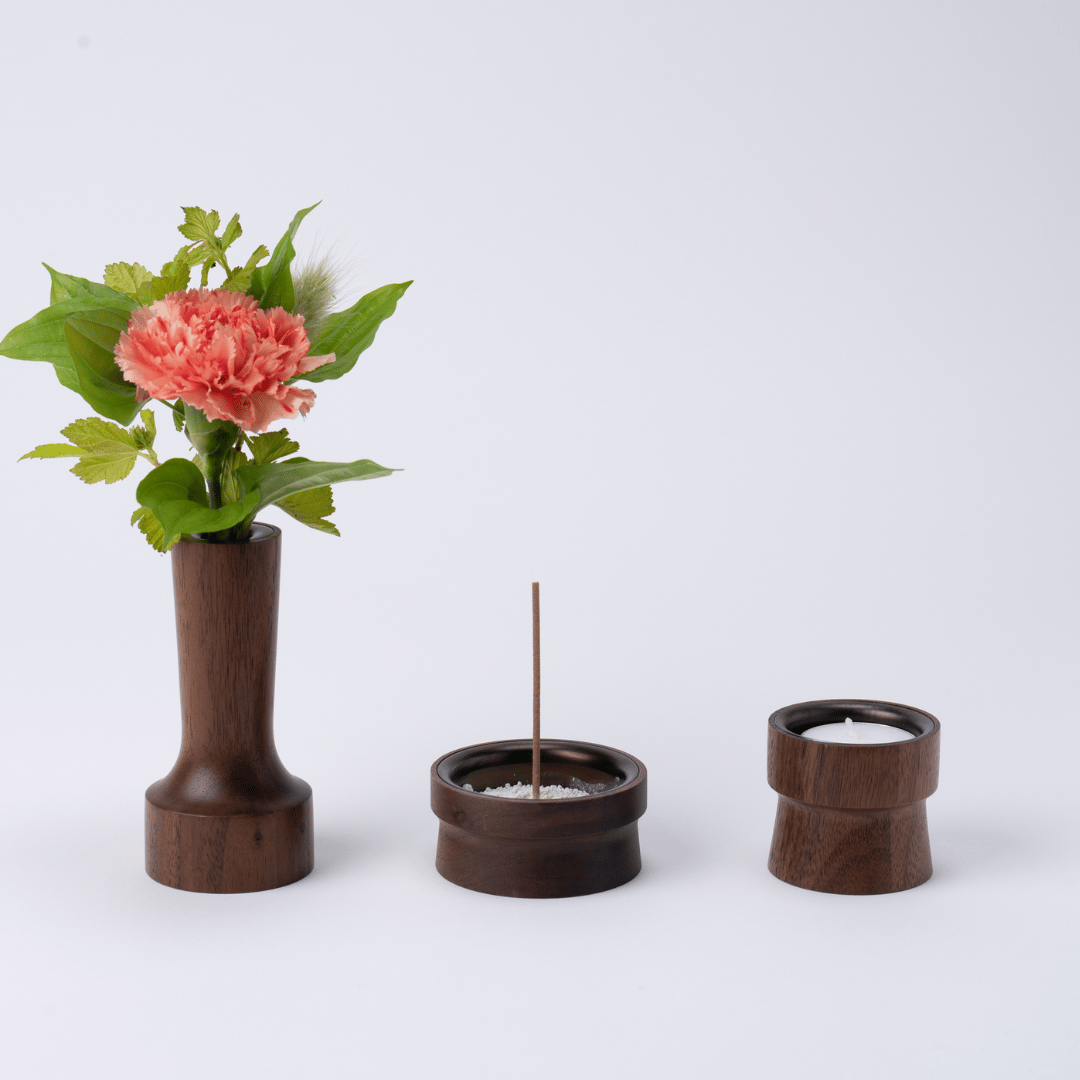 三具足「OBOYU」 | 若林佛具製作所 公式オンラインストア