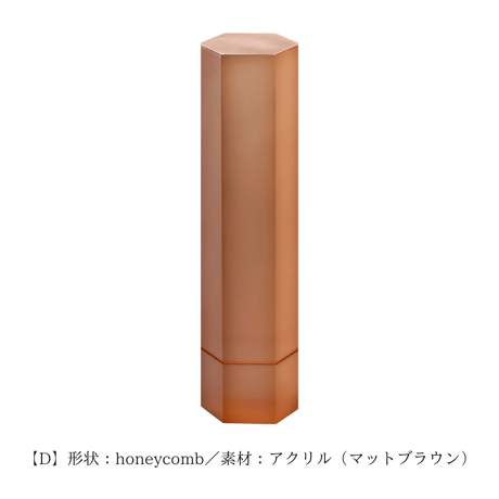 位牌「HANA」形状：circle/honeycomb 素材：アクリル