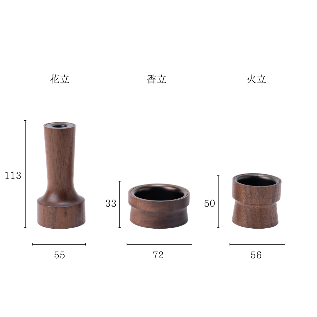 三具足「OBOYU」 | 若林佛具製作所公式オンラインストア 三具足「OBOYU」 | 若林佛具製作所公式オンラインストア