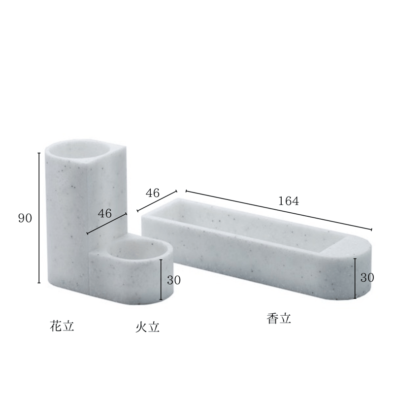三具足「MUSUBI」 | 若林佛具製作所 公式オンラインストア