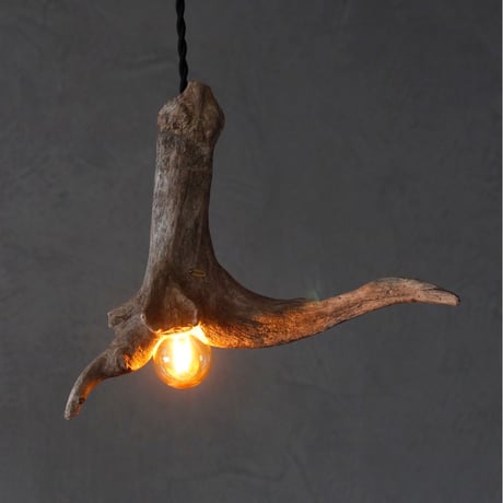 Driftwood branch pendant light
