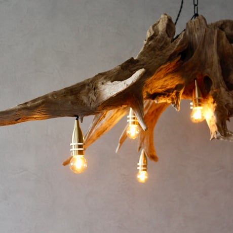 7bulbs DriftwoodRoots chandelier