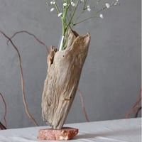 Driftwood natunalstone flowervase#8