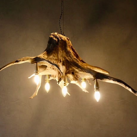Driftwood Roots 5bulbs chandelier