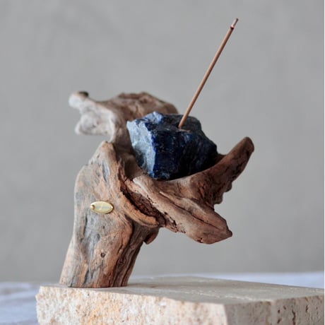 incense holder Sodalite#B