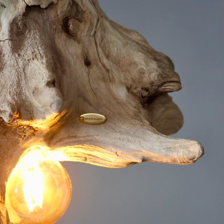 W bulbs simple wood  light