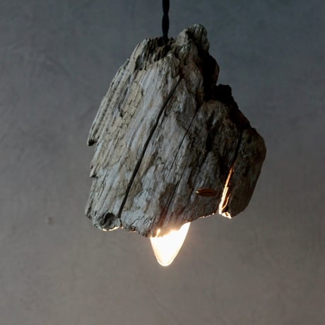 Woodblock pendant light