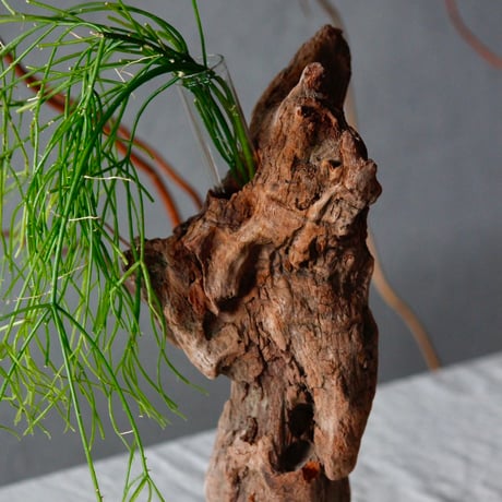Driftwood natunalstone flowervase#C