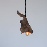 Driftwood block pendant light