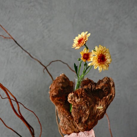 Driftwood flower vase#c