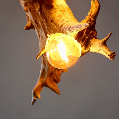 3bulbs Driftwood pendant light