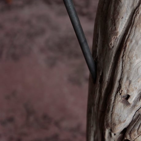 Driftwood×Iron Glass Hight Table