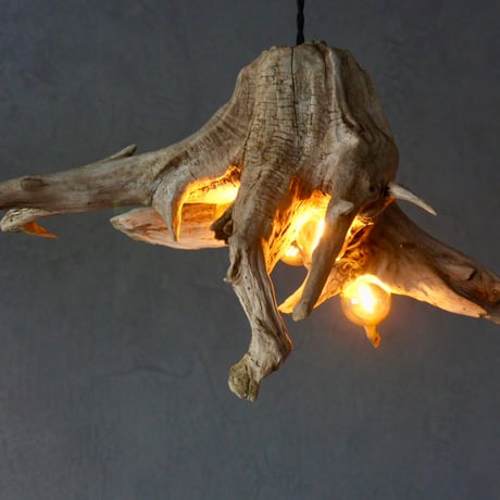 Driftwood Roots 4bulbs pendant light