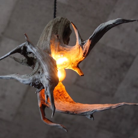 W bulb branch pendant light