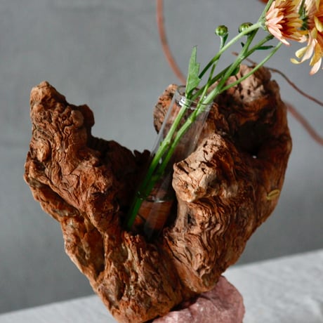 Driftwood flower vase#c