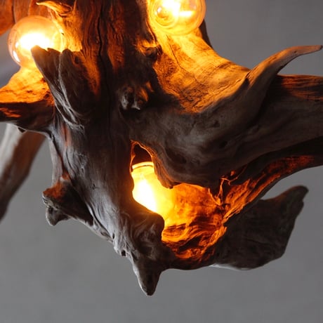 4bulbs Driftwood Large pendant  light