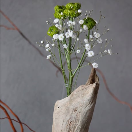 Driftwood natunalstone flowervase#8