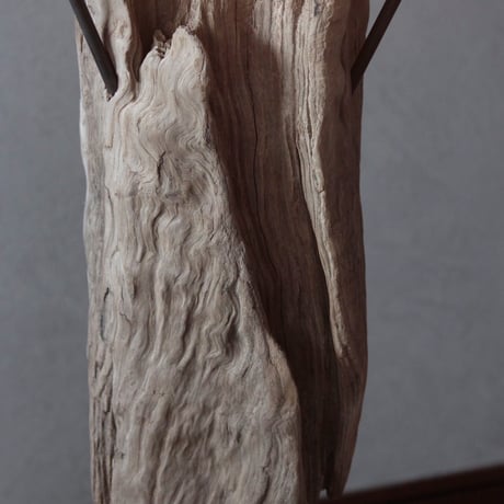 Driftwood×Iron Glass Hight Table