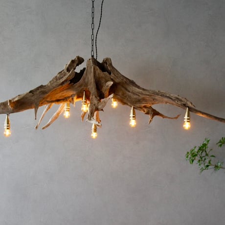 7bulbs DriftwoodRoots chandelier