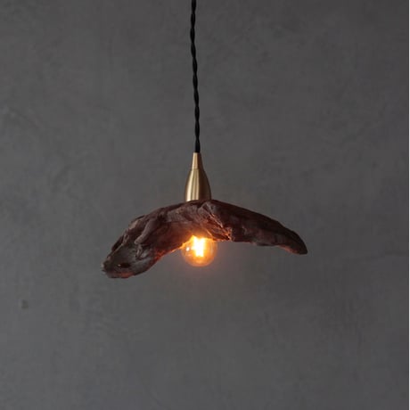 Driftwood shede pendant light