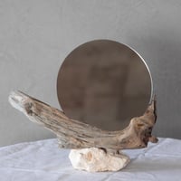 Driftwood stand mirror#5