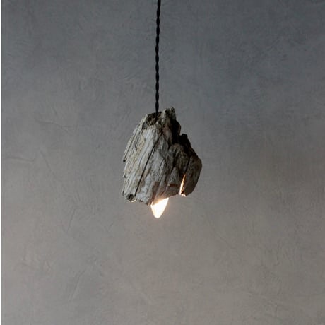 Woodblock pendant light