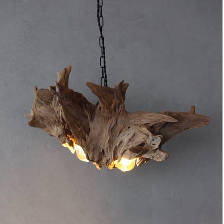 Volcano driftwood Wbulb light