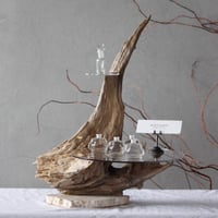 Driftwood Display stand