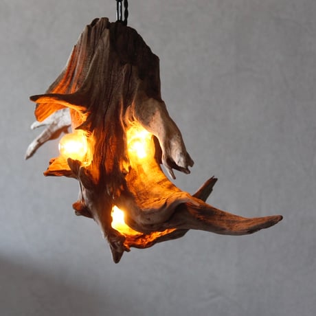4bulbs Driftwood Large pendant  light