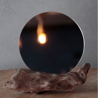 Driftwood stand mirror#1