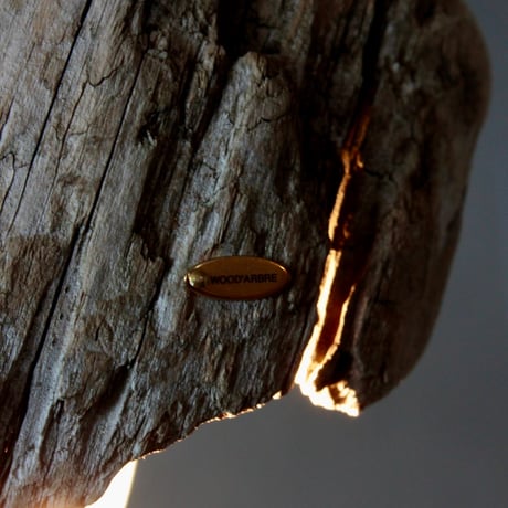Woodblock pendant light