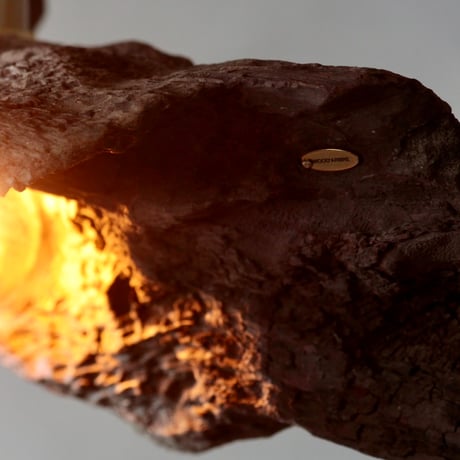 Driftwood shade pendant light