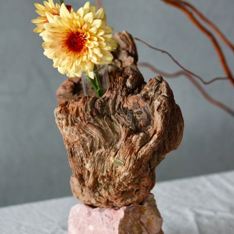 Driftwood flower vase#c