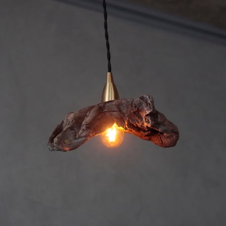 Driftwood shede pendant light