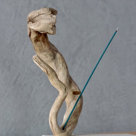 Driftwood incense holder#A