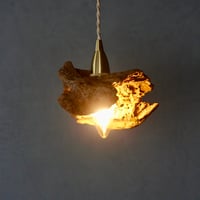 Driftwood mini pendant light