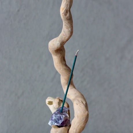 incense holder amethyst