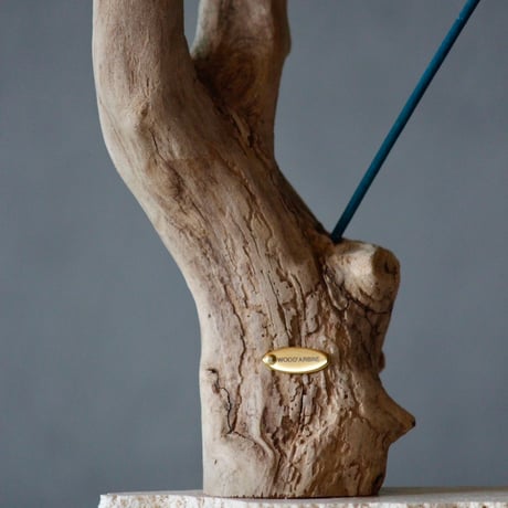 Driftwood branch incense holder