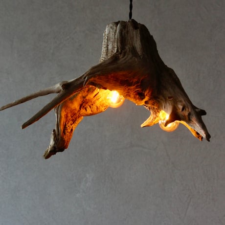 Driftwood Roots 4bulbs pendant light
