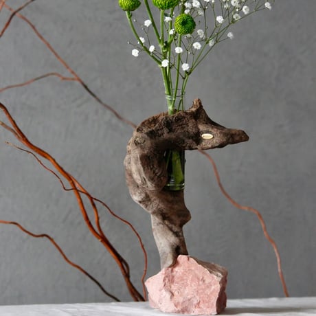 Driftwood flower vase#a