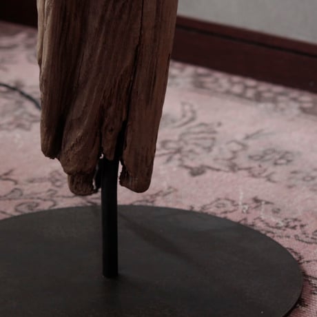 Driftwood×Iron Glass Hight Table