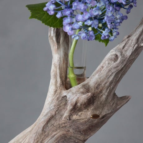 Driftwood stand flower vase#3