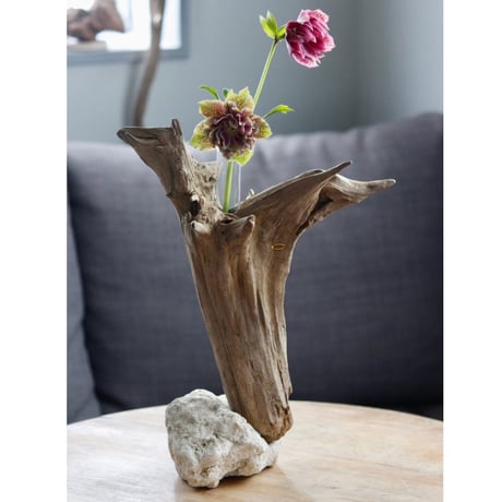 Driftwood flower vase